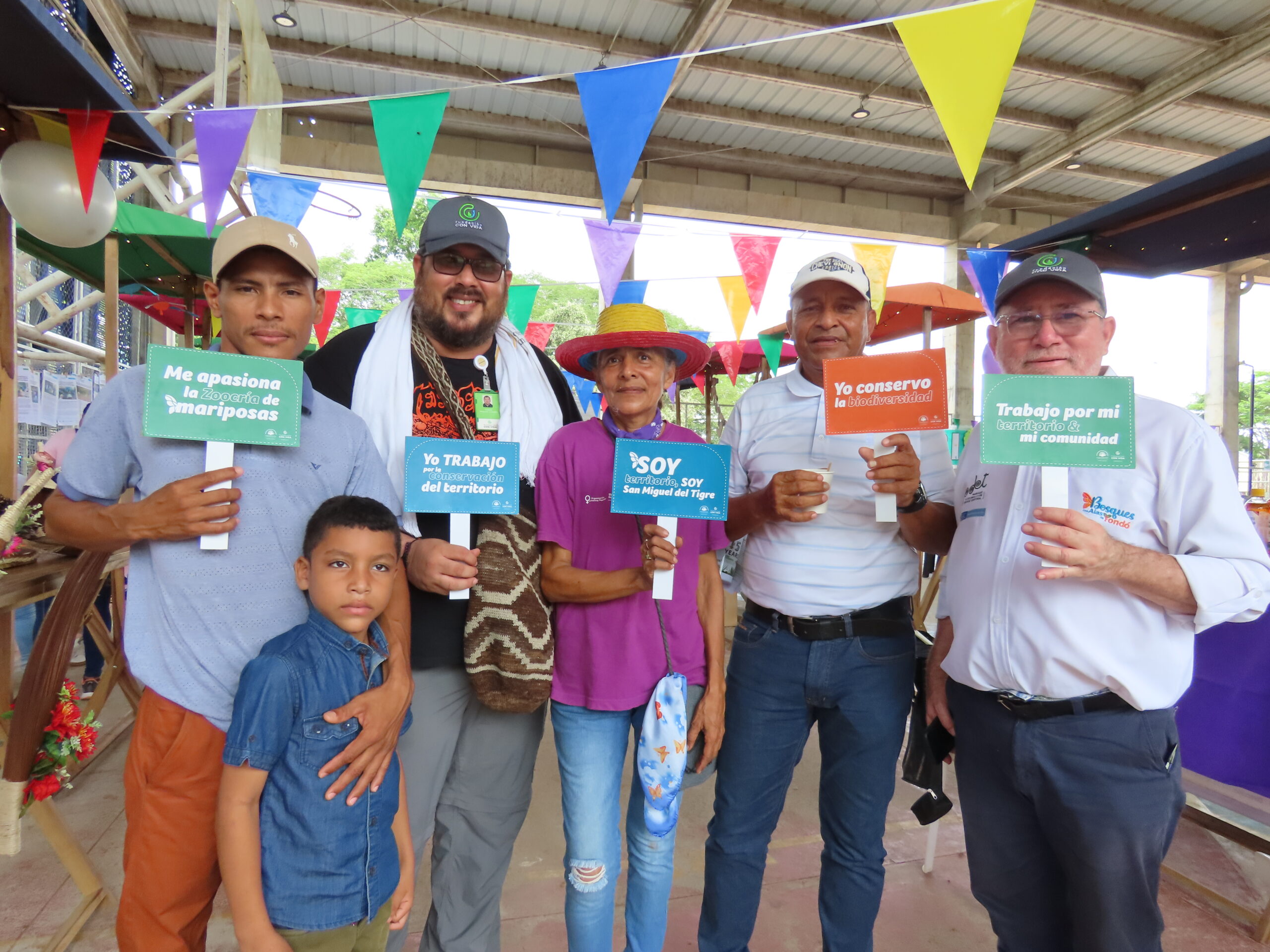 En comunidad, celebramos la Feria de la Biodiversidad en San Miguel del Tigre, Yondó.